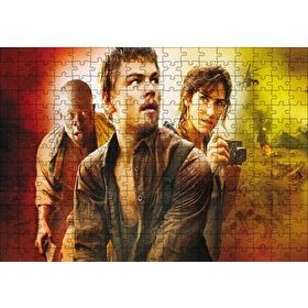 Cakapuzzle Kanlı Elmas Leo ve Jennifer Afiş 120 Parça Ahşap Puzzle