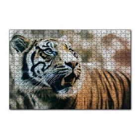 Cakapuzzle Kaplan Saldırıya Hazır 120 Parça Ahşap Puzzle