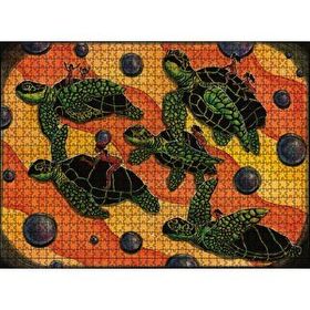 Cakapuzzle Kaplumbağa İnsan Figürü 120 Parça Ahşap Puzzle