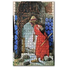 Cakapuzzle Kaplumbağa Terbiyecisi Osman Hamdi Bey Ahşap 500 Parça Puzzle