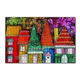 Cakapuzzle Kaprisli Ev Boyama 120 Parça Ahşap Puzzle