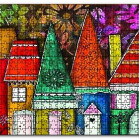 Cakapuzzle Kaprisli Ev Boyama Mdf 120 Parça Puzzle