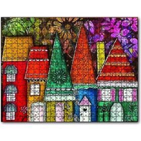 Cakapuzzle Kaprisli Ev Boyama Mdf 120 Parça Puzzle
