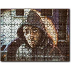 Cakapuzzle Kapşonlu Siyahi Çocuk Duvar Boyama 1000 Parça Puzzle