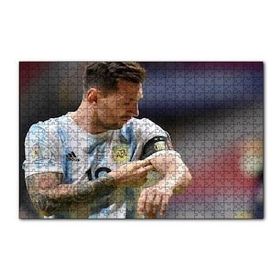 Cakapuzzle Kaptan Messi Arjantin Milli Şampiyonu 120 Parça Ahşap Puzzle