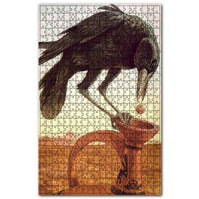 Cakapuzzle Kara Karganın Oyunu Görseli Ahşap 500 Parça Puzzle