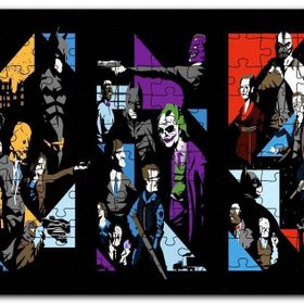 Cakapuzzle Kara Şövalye Sanat Afişi Mdf 255 Parça Puzzle