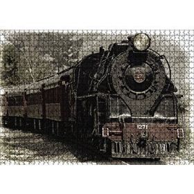 Cakapuzzle Kara Tren 120 Parça Puzzle