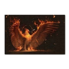 Cakapuzzle Karanlık Anka Kuşu Efsane Görseli 120 Parça Ahşap Puzzle