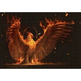 Cakapuzzle Karanlık Anka Kuşu Efsane Görseli Mdf 255 Parça Puzzle