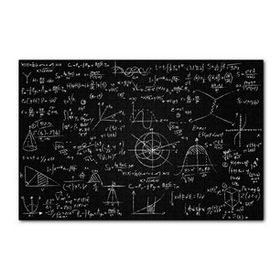 Cakapuzzle Karatahta Üzerinde Yazılı Matematik Denklemleri 120 Parça Ahşap Puzzle