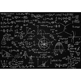 Cakapuzzle Karatahta Üzerinde Yazılı Matematik Denklemleri 120 Parça Ahşap Puzzle