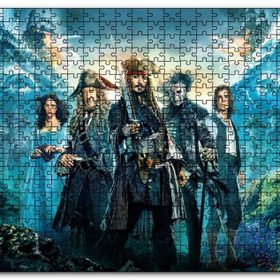 Cakapuzzle Karayip Korsanları Görseli Mdf 120 Parça Puzzle