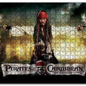 Cakapuzzle Karayip Korsanları Jack Sparrow Film Mdf 255 Parça Puzzle