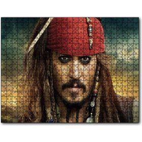 Cakapuzzle Karayip Korsanları Jack Sparrow Görsel Mdf 255 Parça Puzzle
