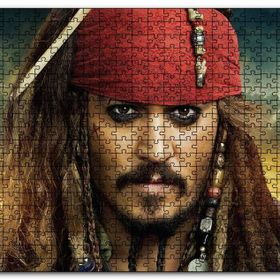 Cakapuzzle Karayip Korsanları Jack Sparrow Görsel Mdf 500 Parça Puzzle