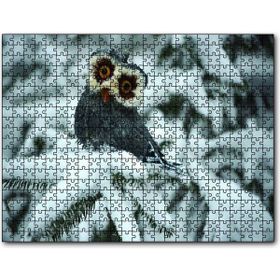 Cakapuzzle Karda Baykuş Ahşap 500 Parça Puzzle