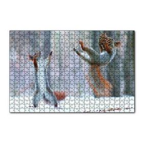 Cakapuzzle Karda Oynayan Sincaplar 120 Parça Ahşap Puzzle