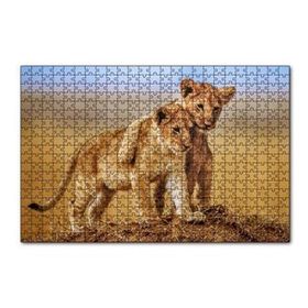 Cakapuzzle Kardeşlik Başkadır Yavru Aslanlar 120 Parça Ahşap Puzzle
