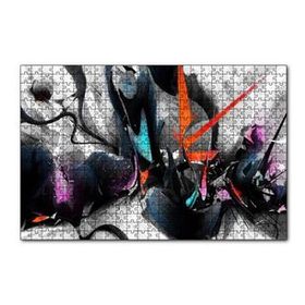 Cakapuzzle Karışık 3 Boyutlu Renkli Şekiller 120 Parça Ahşap Puzzle