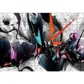 Cakapuzzle Karışık 3 Boyutlu Renkli Şekiller 120 Parça Puzzle