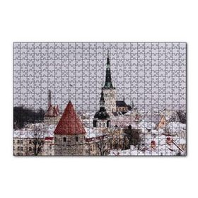 Cakapuzzle Karla Kaplı Çatılar 255 Parça Puzzle