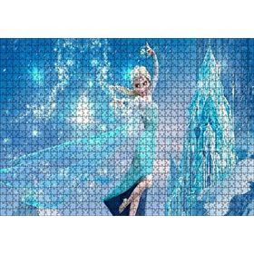 Cakapuzzle Karlar Ülkesi Elsa Sihir Görseli 120 Parça Ahşap Puzzle