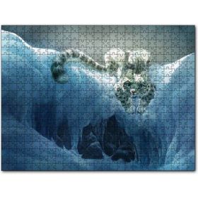 Cakapuzzle Karların Arasındaki Sevimli Vaşak Mdf 120 Parça Puzzle