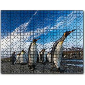 Cakapuzzle Karlı Topraklar ve Penguenler Mdf 120 Parça Puzzle