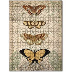 Cakapuzzle Kart Postal ve Kelebekler 120 Parça Puzzle