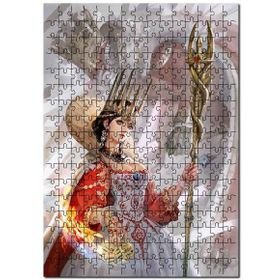 Cakapuzzle Kartların Kraliçesi Sanat Görseli Mdf 120 Parça Puzzle