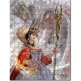 Cakapuzzle Kartların Kraliçesi Sanat Görseli Mdf 255 Parça Puzzle