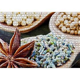 Cakapuzzle Kaselerde Anason ve Muhtelif Baharatlar 120 Parça Ahşap Puzzle