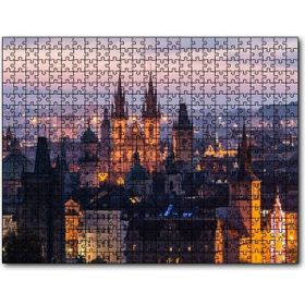 Cakapuzzle Katedral ve Akşam Işıkları Mdf 120 Parça Puzzle