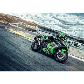 Cakapuzzle Kawasaki Ninja Zx 10 R Krt Edition Mdf 120 Parça Puzzle