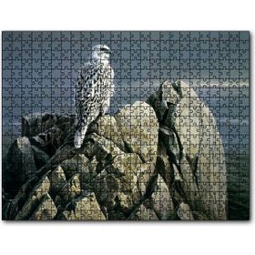 Cakapuzzle Kayalıklar Üzerindeki Akdoğan ve Deniz 255 Parça Puzzle