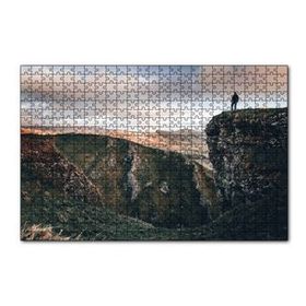 Cakapuzzle Kayalıklardaki Yalnız Adam 255 Parça Puzzle
