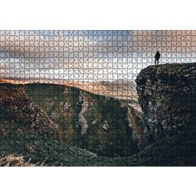 Cakapuzzle Kayalıklardaki Yalnız Adam 255 Parça Puzzle