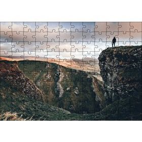 Cakapuzzle Kayalıklardaki Yalnız Adam Mdf 120 Parça Puzzle