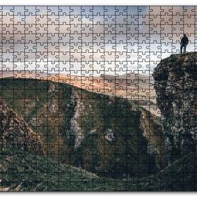 Cakapuzzle Kayalıklardaki Yalnız Adam Mdf 500 Parça Puzzle