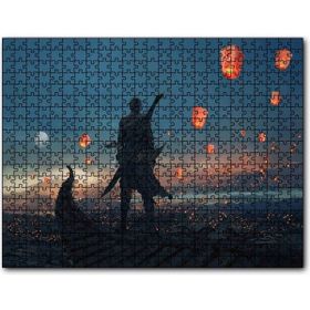 Cakapuzzle Kayıktaki Savaşçı ve Uçan Fenerler Mdf 1000 Parça Puzzle