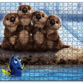 Cakapuzzle Kayıp Balık Dory Mdf 1000 Parça Puzzle