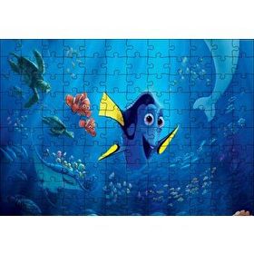 Cakapuzzle Kayıp Balık Nemo Balık Kaplumbağa 120 Parça Puzzle