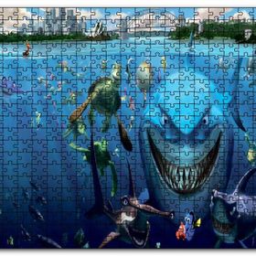 Cakapuzzle Kayıp Balık Nemo Balıklar Kaplumbağalar Mdf 1000 Parça Puzzle