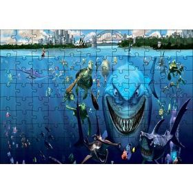 Cakapuzzle Kayıp Balık Nemo Balıklar Kaplumbağalar Mdf 120 Parça Puzzle
