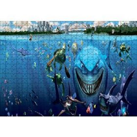 Cakapuzzle Kayıp Balık Nemo Balıklar Kaplumbağalar Mdf 500 Parça Puzzle
