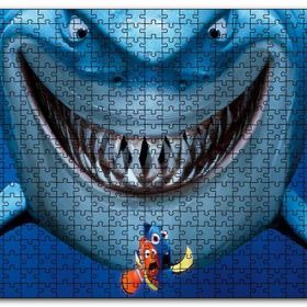 Cakapuzzle Kayıp Balık Nemo Köpek Balığı Mdf 120 Parça Puzzle