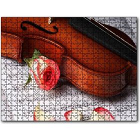 Cakapuzzle Keman ve Notalar Mdf 255 Parça Puzzle