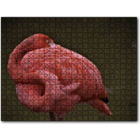 Cakapuzzle Kendine Sarılan Flamingo Mdf 255 Parça Puzzle