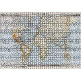 Cakapuzzle Keşifler Çağı Dünya Haritası 1340 1600 Arası Mdf 1000 Parça Puzzle